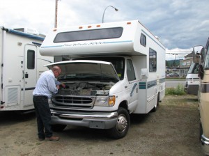 Buying a used RV - check under the hood