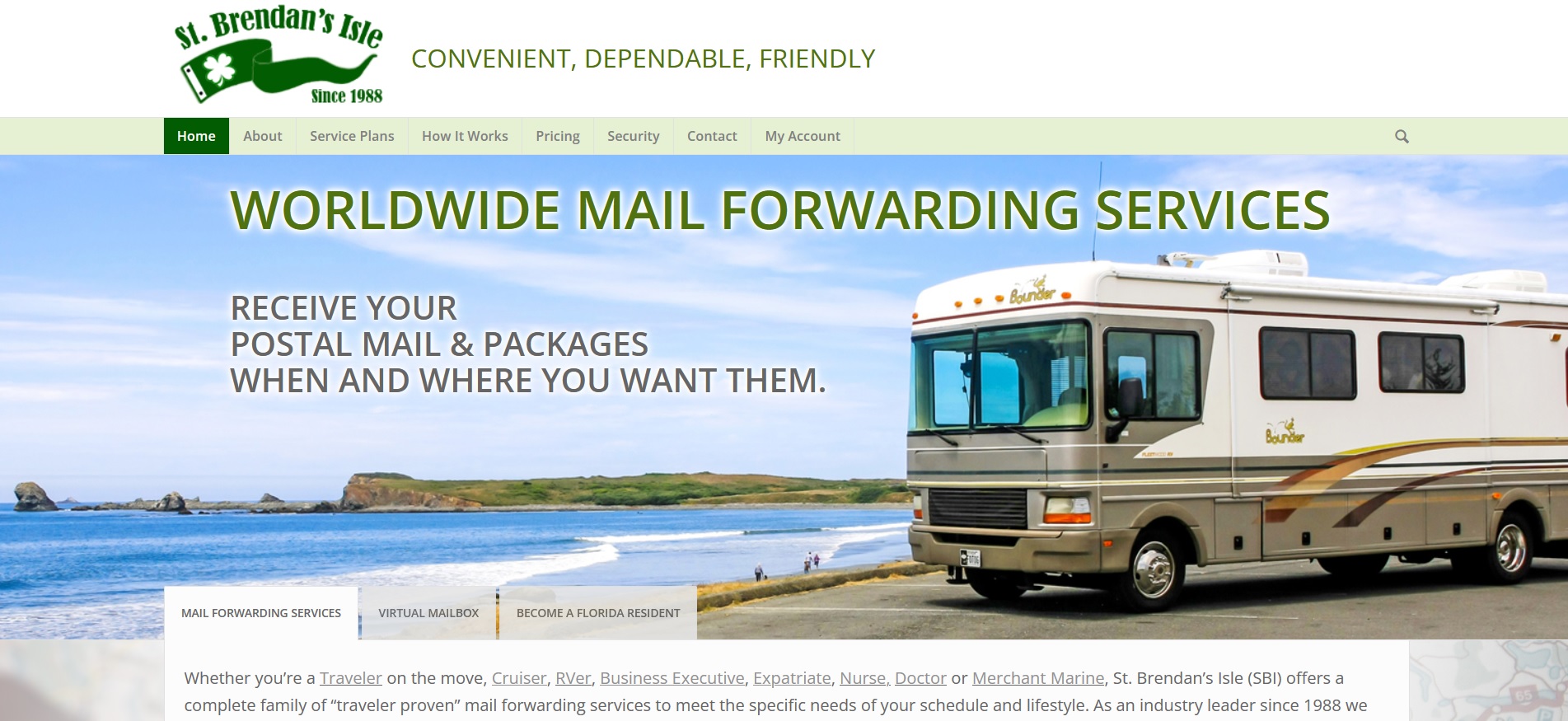 Brendan's Isle Mail Forwarding